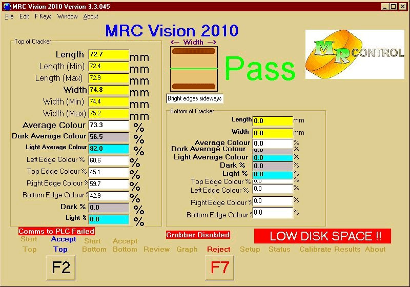 Configuration of a Vision System